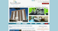 Desktop Screenshot of flbeachresort.com